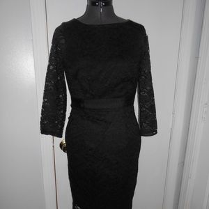 the limited black lace dress